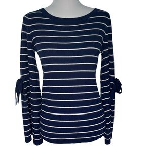 Banana Republic Navy Striped Women's Top Size XS